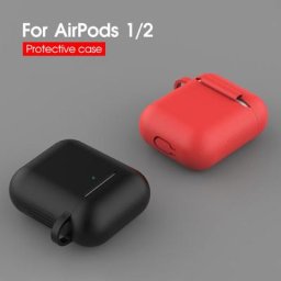 Étui Airpods 1/2 en Silicone boîtier de protection pour écouteurs sans fil Bluetooth compatible
