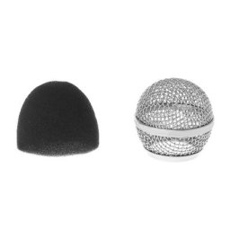 Grille de remplacement de Microphone professionnel de haute qualité maille à tête sphérique pour