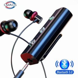 CMAOS-Adaptateur sans fil Bluetooth 5.0 récepteur pour écouteurs jack 3.5mm transmetteur de