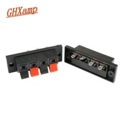 GHXMedals-Connecteur de dégagement de poussée de ressort d'amplificateur à 4 voies bornier de