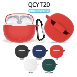 Coque de protection antichoc anti-rayures pour écouteurs Compatible avec QCYT20 boîtier lavable