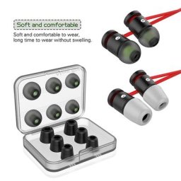 Embouts auriculaires en mousse à mémoire de forme confortables et pratiques pour oreillettes