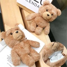 Étui pour écouteurs sans fil Teddy Bear housse de protection antichoc pour Apple AirPosie 2 étui