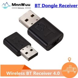 Transmetteur récepteur Audio sans fil adaptateur 2 en 1 avec câble de 3.5mm pour voiture TV