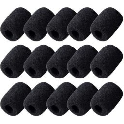 Pare-brise de Microphone en mousse Protection de Microphone de casque à revers Mini bouclier en