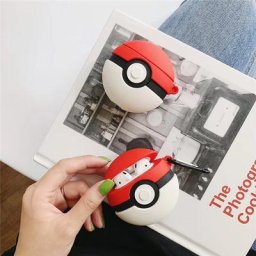 Étui pour écouteurs rond en forme de boule d'elfe de dessin animé 3D avec clip style anime mignon