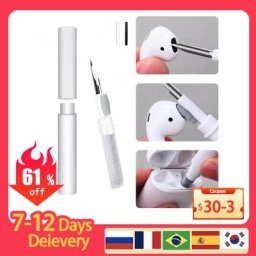 Écouteurs Bluetooth pour Xiaomi AirPods Pro 3 2 1 outil de livres kit de nettoyage de boîtier