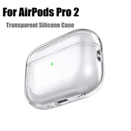 Étui transparent en silicone souple pour AirPods Pro 2 3 1 housse transparente pour écouteurs