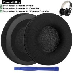 Sennheiser-Oreillettes filaires sans fil Urbanite XL coussinets de remplacement coussinets