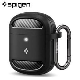 Spigen-Coque Pixel Buds Pro Armure Robuste 256 Noir ACS05133