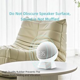 Support de Haut-Parleur Intelligent en Silicone Antidérapant Portable Compatible Bluetooth Boîte