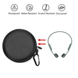 Écouteurs sans fil as650trek sac de voyage oreillettes/haut-parleur portables accessoires