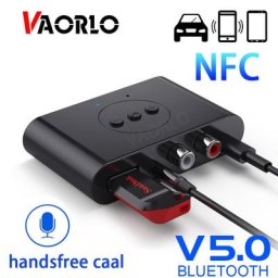 Adaptateur audio stéréo sans fil avec micro récepteur Bluetooth 5.0 NDavid disque U RCA 3.5mm