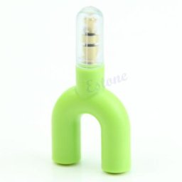 Câble d'extension pour casque PC MP3 mâle à femelle câble séparateur en U Jack 3.5mm livraison