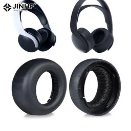 Coussinets d'oreille en cuir PU 1 paire mousse à mémoire de forme housse de remplacement pour