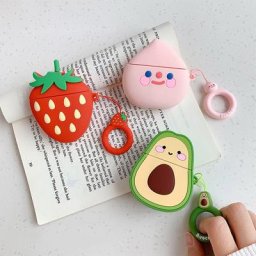 Étui Airpods en Silicone pour écouteurs Bluetooth Apple design de dessin animé amusant housse de