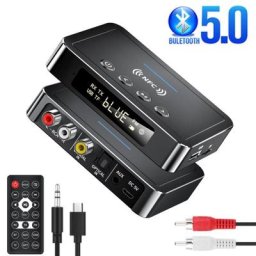 Récepteur Émetteur Compatible Bluetooth FM Stéréo AUX Jack 3.5mm RCA Optique Sans Fil NDavid