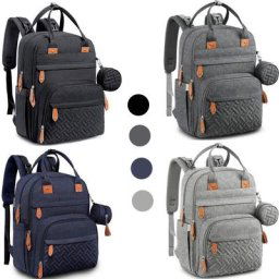 Grand Sac à Dos à Couches pour Bébé Multifonction Étanche pour Voyage