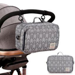Sac multifonctionnel pour poussette de bébé sac d'extérieur pour maman sac à couches imprimé