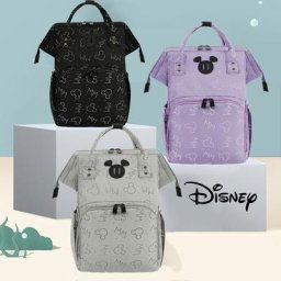 Disney tureMommy-Sacs à couches grande capacité sac de voyage USB sac de soins pour bébé sac à