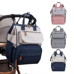 MUNLarge-Sac à Dos Imperméable pour Couches Accessoire de Voyage en Plein Air Multifonction pour