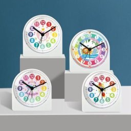 Réveil lumineux 4 pouces pour enfants horloge de Table électronique d'apprentissage pour chambre à