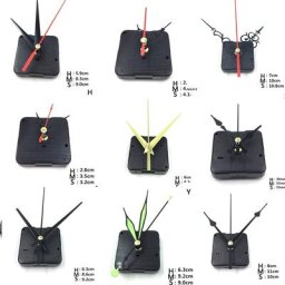 Horloge murale à Quartz à suspendre silencieuse réparation à Quartz pièces de mécanisme avec