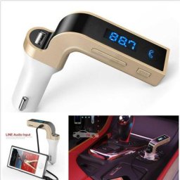 Transmetteur FM Bluetooth mains libres pour voiture radio lecteur MP3 chargeur USB chargeur de