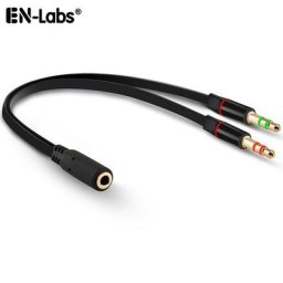 Adaptateur TRRS 3.5mm 2 mâles 1 femelle mini jack 3.5mm répartiteur 4 broches audio stéréo