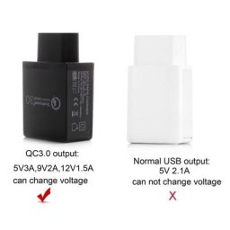 Câble d'alimentation USB QC3.0 universel réglable 5.5x2.5mm pour routeur WiFi bande LED