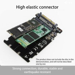 Carte adaptateur M.2 SSD vers U.2 PCB SFF-8639 carte d'extension 4 PCIE U2 SATA-Bus double