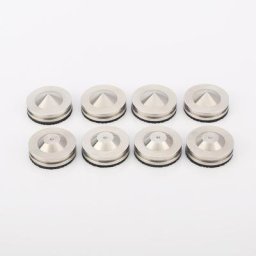 Pied d'isolation de haut-parleur audio HiFi 28mm 4 pièces ISF0006 en acier inoxydable