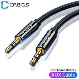 Câble AUX mâle vers mâle pour haut-parleur 3.5mm jack pour voiture sauna téléphone lecteur MP3