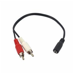 Connecteur RCA femelle 3.5mm câble stéréo adaptateur Y vers 2 RCA mâle audio 3.5 connecteur de