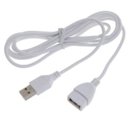 Câble d'extension USB de type A mâle à femelle câble de charge USB pour ventilateur de plafond