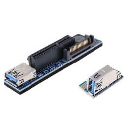 Adaptateur PCI Express USB 3.0 carte d'extension PCIE Riser port USB 3.0 PCI Express X1 à X4