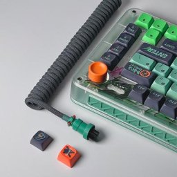Câble de données pour ordinateur de bureau connecteur d'aviation câble de clavier prise