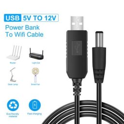 Câble d'alimentation universel USB vers DC adaptateur de connecteur pour routeur Wifi Mini