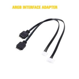 17CM 5V 3Pin ARVB Adaptateur D'interface 4/6PIN Jack Câble Adaptateur Pour COOLMOON Compatible Avec