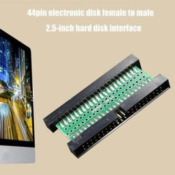 Taille compacte 44pin Mâle à Mâle 44pin IDE Disque Électronique Adaptateur 2.5in Disque dur