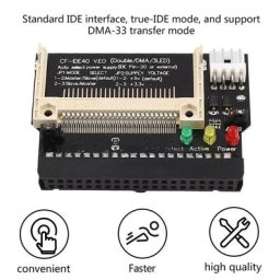 Adaptateur bootable Compact Flash CF vers 3.5 femelle 40 broches IDE carte convertisseur