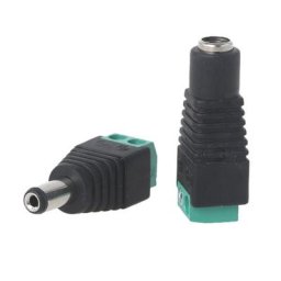 A0KB – connecteur d'alimentation 12V cc 5.5mm x 2.1mm mâle + femelle adaptateur de prise de