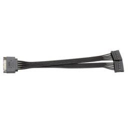 Câble séparateur d'alimentation pour disque dur SSD 15 broches mâle à 2 x femelle Extension du