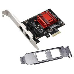 Carte réseau Gigabit Pcie 1000M adaptateur Ethernet PCI Express avec 82576 deux Ports LAN NIC