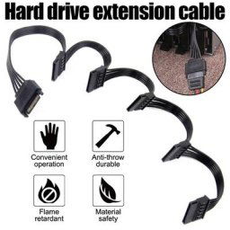 Adaptateur de disque dur SATA 1 à 5 câble de remplacement pour PC adaptateur d'alimentation SATA