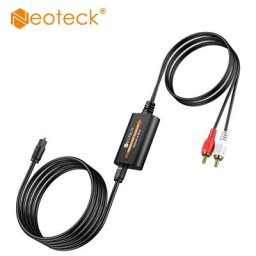 Neoteck-Convertisseur de radiateur ENTER éventuelles DIF vers RCA lien de charnière optique vers