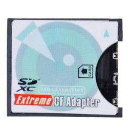 Adaptateur de carte mémoire Flash CF Type I appareil photo SD SDHC SDXC à haute vitesse