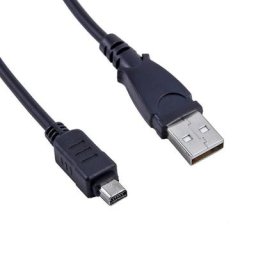 Câble USB 12 broches pour synchronisation de données cordon pour appareil photo Olympus Stylus 1
