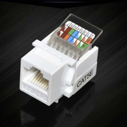 Module réseau CAT5E UTP sans outil 5 pièces connecteur RJ45 prise d'information adaptateur de
