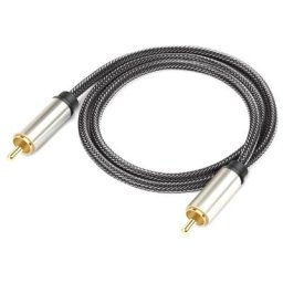 Câble Coaxial numérique plaqué or 24K connecteurs S/PDIF RCA mâle à RCA mâle pour Home cinéma